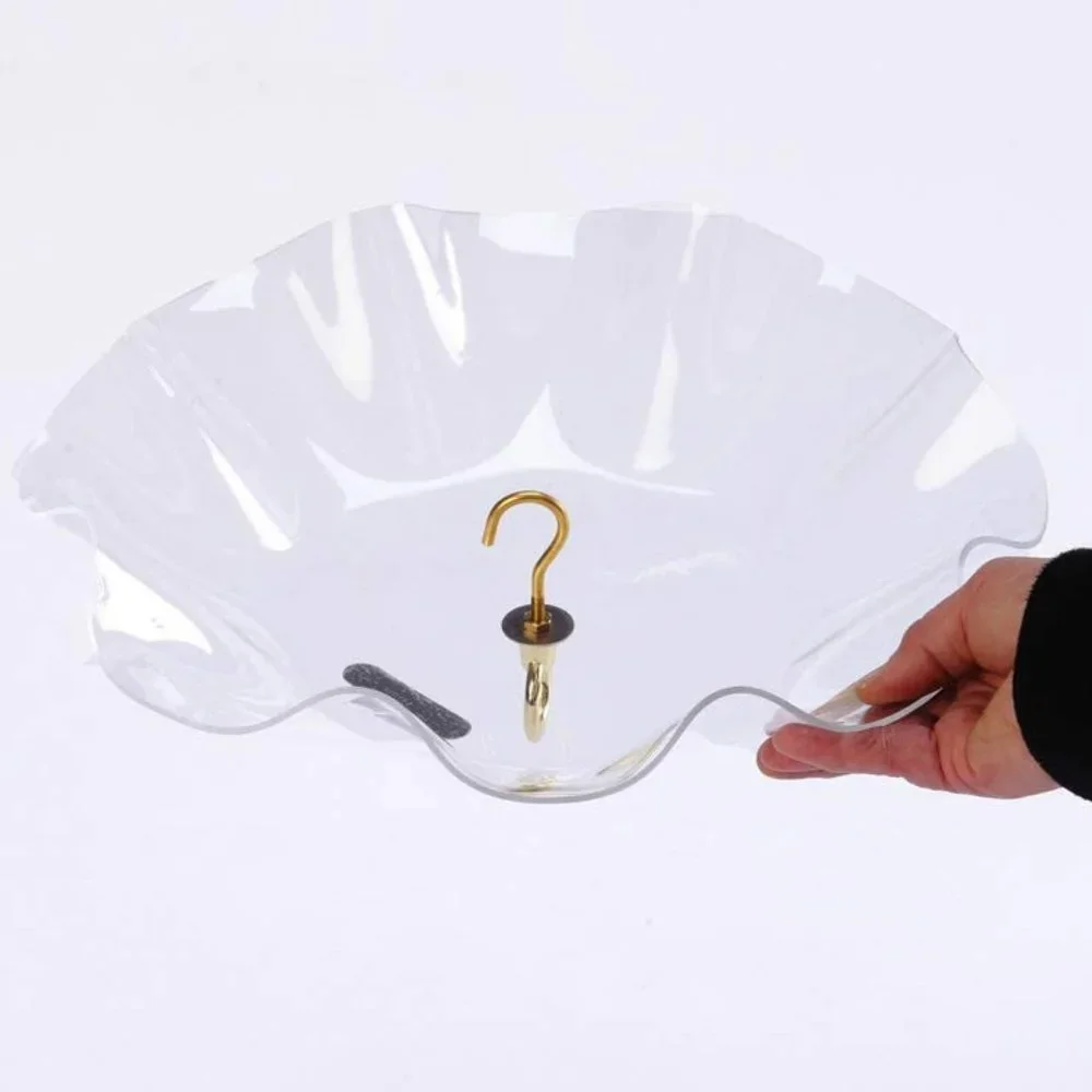 Birds Choice WGCLEAR Weatherguard, Weather-Resistant Acrylic Bird Feeder Guard